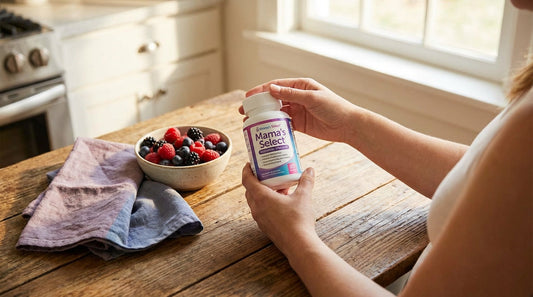 Recommended prenatal vitamins for older moms.