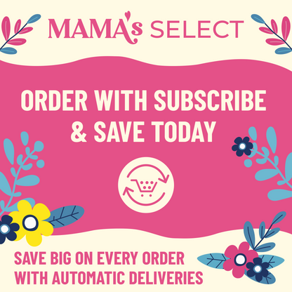 Organic Moringa supplement subscribe and save promotional graphic with cart icon