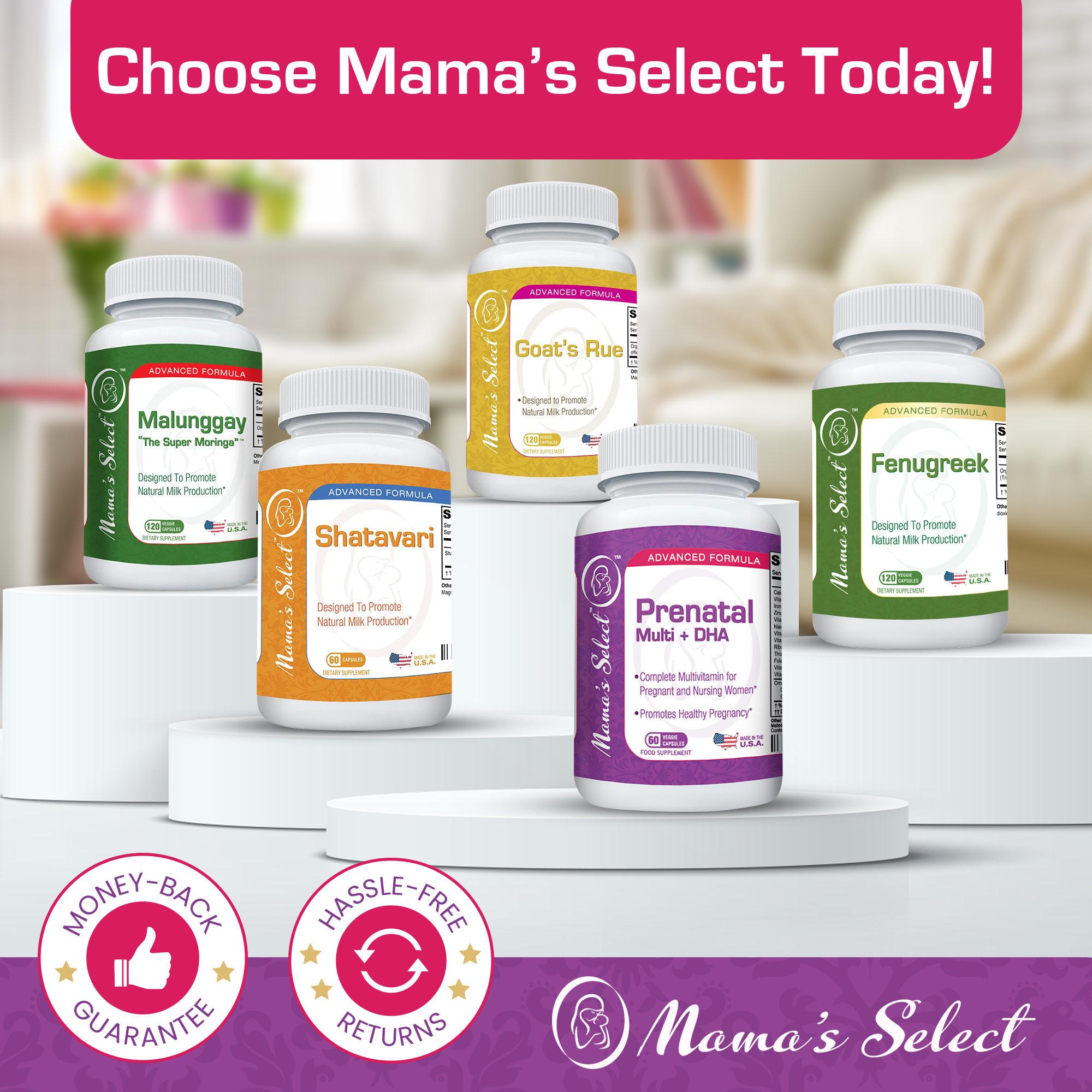 Prenatal Vitamins With DHA Mama's Select Mama's Select